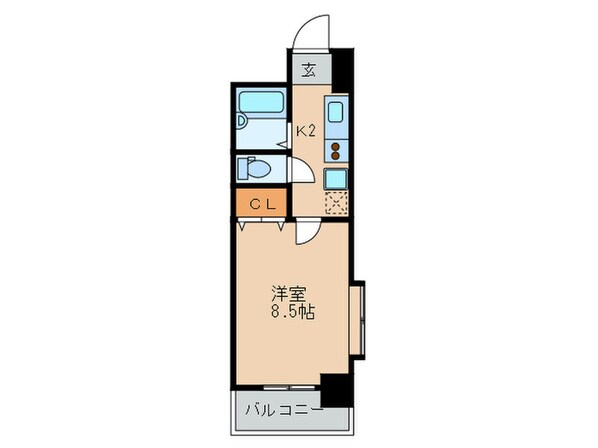 ロイヤル博多駅東８４の物件間取画像